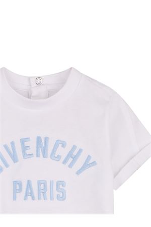 white cotton t-shirt GIVENCHY KIDS | H3123010P